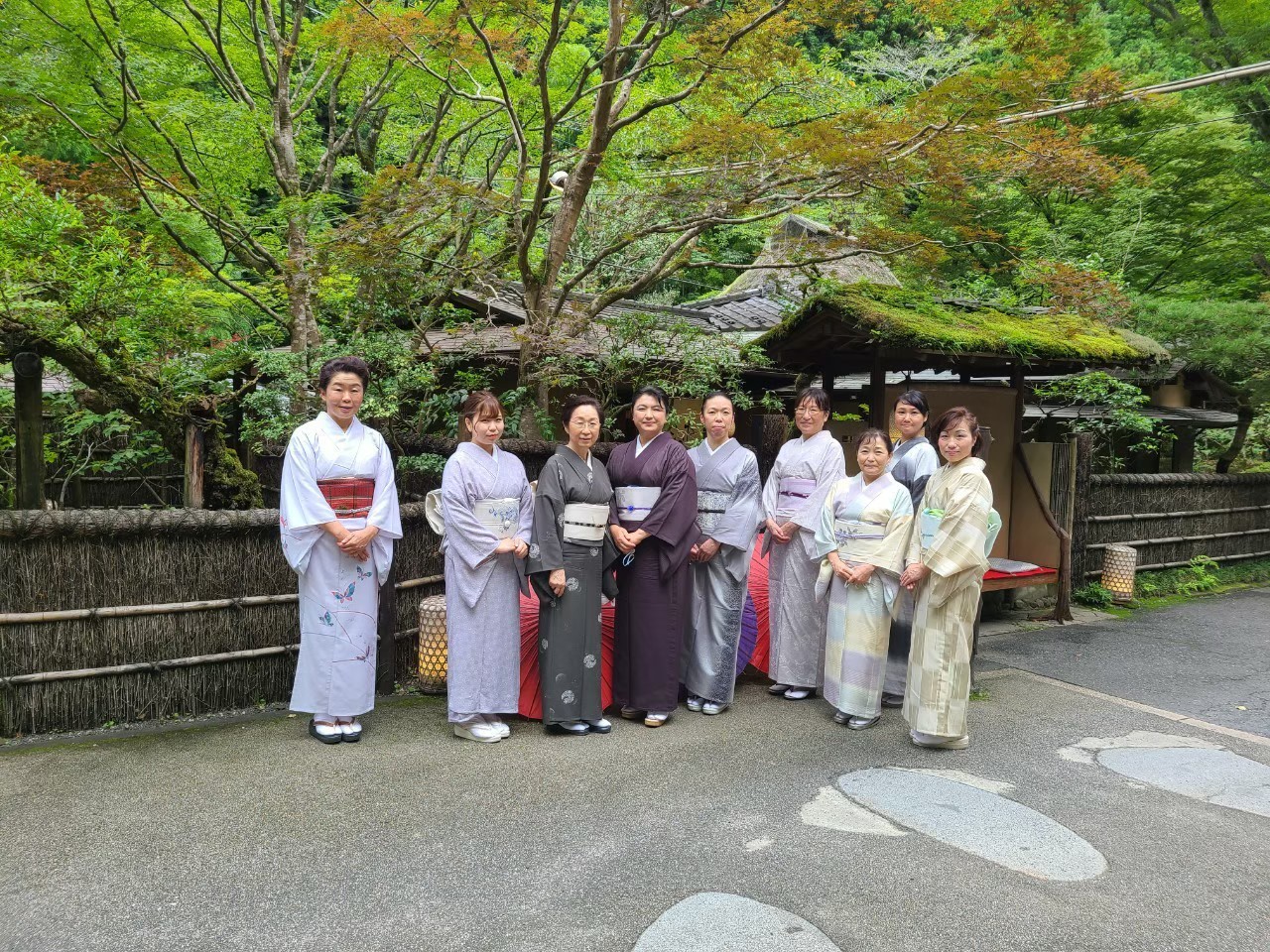 自然が織りなす庭の彩り～うかい竹亭へおでかけ～